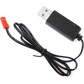 Maxmoral 3.7V USB Charging Cable JST Plug Lithium Battery Charger for RC Aircraft Helicopter Toys Accessories