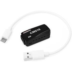Radiolink CM210 20W 1.5A Faster 2S 7.4V LiPo Battery Balance Charger USB Type-C Connector for RC Airplane Transmitter Car Boat SCX24 SCX10 Gel Blaster Gun