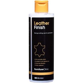 Leather Finish Gloss | Seals and Protects Leather | Suitable for Leather Sofas, Car Interiors, Handbags | Flexible Lacquer That Prevents Scratches and Scuffs | Gloss Finish (250 ml / 8.5 oz)