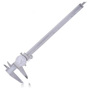 Dial Caliper, DDLR-0805 0-8 Inch, Double Shock Proof, Stainless Steel