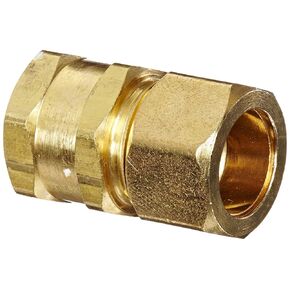 Anderson Metals - 50066-1008 50066 Brass Compression Tube Fitting, 5/8" Tube OD x 1/2" Female Pipe