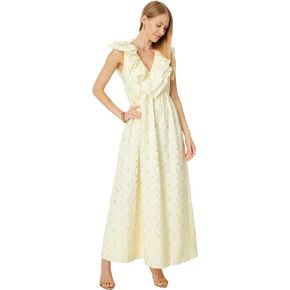 Lilly Pulitzer Women's Ritamarie V-Neck Ruffle Maxi