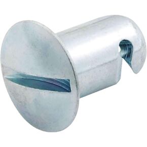 Allstar Performance ALL19290 0.550" Long Aluminum Quick Turn Oval Head Button, (Pack of 10)