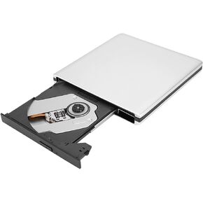 Universel External CD/DVD/BDs Burner,USB3.0 3D Blu Ray PC Optical Drive Disc Burner,High Speed Mobile Data Transfer Writer Recorder for Desktop Notebook
