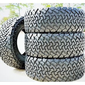 Set of 4 (FOUR) Venom Power Terra Hunter X/T XT All-Terrain Mud Light Truck Radial Tires-33X12.50R20LT 33X12.50X20 33X12.50-20 119R Load Range F LRF 12-Ply BSW Black Side Wall