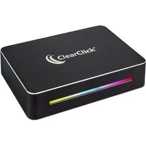 ClearClick 4K HD Video Capture Box Extreme - Capture & Live Stream HD Video - True 4K60 Recording - HDMI Input & Pass Through - USB Plug & Play