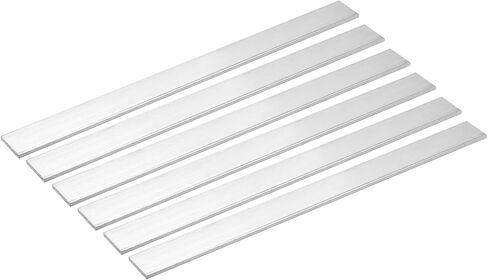 uxcell Square Aluminum Flat Bar, 6pcs 1/8" Thickness 1" Width 12" Length Square Aluminum Bar 6061 Aluminum Flat Plate, 3 x 25 x 305mm T6511 Solid New Mill Stock in Saudi Arabia