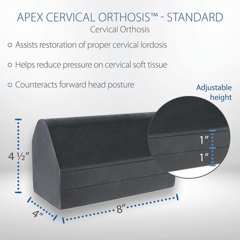 المنتجات الأساسية جهاز جر عنق الرحم Apex Orthosis، مريح للرقبة والكتف، نقالة، يعزز صحة العمود الفقري، ومحاذاة - ثابت in Kuwait