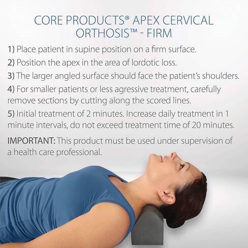 المنتجات الأساسية جهاز جر عنق الرحم Apex Orthosis، مريح للرقبة والكتف، نقالة، يعزز صحة العمود الفقري، ومحاذاة - ثابت in Kuwait