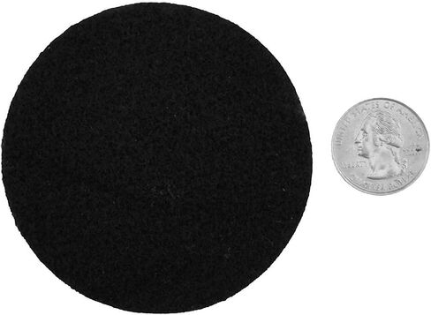Playfully Ever After 3 Inch Black 30pc Felt Circle Stickers in Saudi Arabia