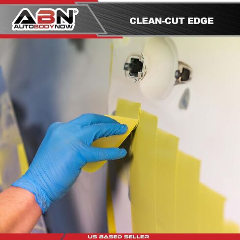 ABN Automotive Body Filler Spreader - 3 Sizes - 9pc Reusable Plastic Puddy Scraper Set for Fillers, Putties, and Paint in Saudi Arabia