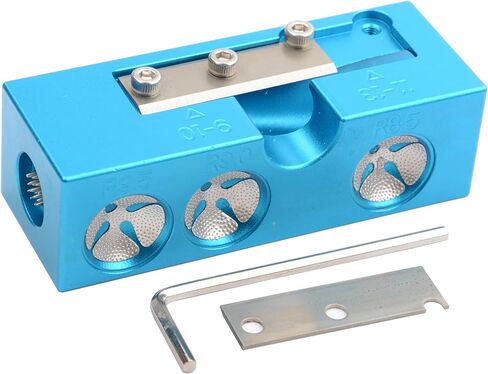 أداة إصلاح البلياردو المصنوعة من الألومنيوم 9 في 1 من HOTMMGR، ملحقات بديلة لحمام السباحة لتشكيل أطراف جديلة باللون الأزرق in Kuwait