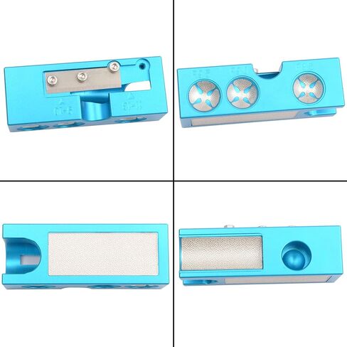 أداة إصلاح البلياردو المصنوعة من الألومنيوم 9 في 1 من HOTMMGR، ملحقات بديلة لحمام السباحة لتشكيل أطراف جديلة باللون الأزرق in Kuwait