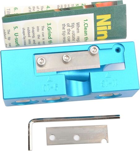 أداة إصلاح البلياردو المصنوعة من الألومنيوم 9 في 1 من HOTMMGR، ملحقات بديلة لحمام السباحة لتشكيل أطراف جديلة باللون الأزرق in Kuwait