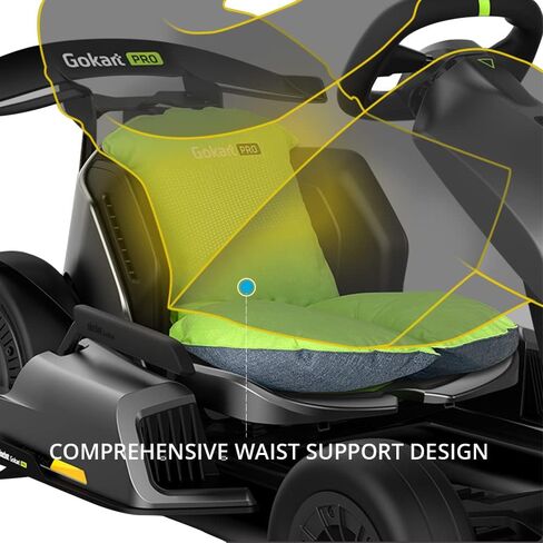 AULPACO Comfortable Backrest Seat Cushion for Segway Ninebot Gokart Karting Accessories（It's just a Cushion, not a go Kart） in Saudi Arabia