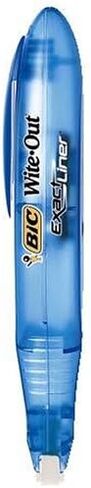 BIC Wite-Out Exact Liner Correction Tape, White, 4 Tapes (3 Packages of 4 Tapes) in Saudi Arabia