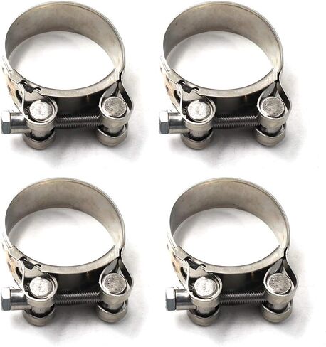 29-31mm T-Bolt Clamp 304 Stainless Steel Pipe Clamp Heavy Duty Hose Clamp (Pack of 4) in Saudi Arabia