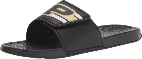 FOCO Purdue Boilermakers NCAA Mens Stripe Legacy Sport Slide - L in Saudi Arabia