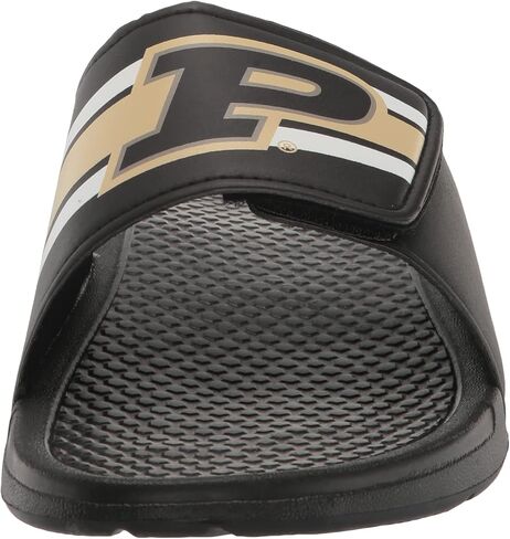 FOCO Purdue Boilermakers NCAA Mens Stripe Legacy Sport Slide - L in Saudi Arabia