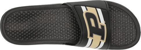 FOCO Purdue Boilermakers NCAA Mens Stripe Legacy Sport Slide - L in Saudi Arabia