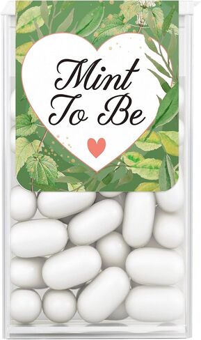 XOXOKristen 48 PCS Greenery Stickers for Tic Tac Wedding Favors, Mint to be Labels for box of tic tacs, Bulk Wedding stickers party favors with Thank you for celebrating with us print - LABELS only in Kuwait