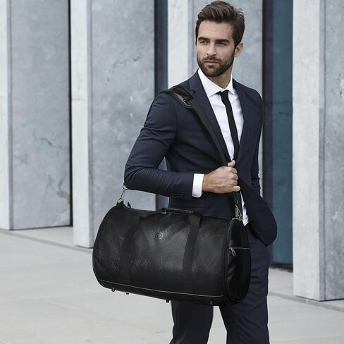 HDKJDPG حقيبة ملابس سفر نصف يوم للسفر. حقيبة ملابس قابلة للطي من Travelher. حقيبة ملابس قابلة للطي للسفر مع حزام الكتف وحقيبة غسيل مقصورة الأحذية in Kuwait