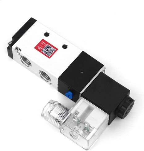 SNS هوائي الملف اللولبي صمام 1/4 ''NPT DC12V مدخل ملف واحد الطيار تعمل الكهربائية 5 طريقة/2 موقف 4V210-N08 in Kuwait