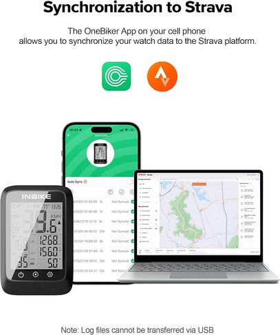 INBIKE ANT+ Bike Computer GPS Wireless with Bluetooth, IPX7 Waterproof Cycling Computer for Biking, Bicycle Speedometer Odometer with Auto Backlight in Saudi Arabia