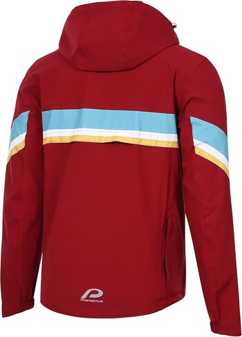 سترة مطر واقية للرجال للأنشطة الخارجية ومغامرات ركوب الدراجات - طاردة للماء ومصنوعة من البوليستر المعاد تدويره in Kuwait