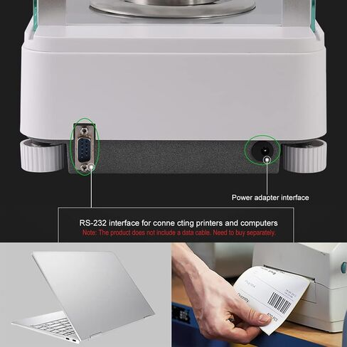 0.001g 1mg 200g Laboratory Analytical Scientific Electronic Balance Scale 0.001g Scientific Scale LCD Display with RS232 for Laboratory, Pharmacy, Jewelry Store, Schools, Chemical Plant etc. in Saudi Arabia