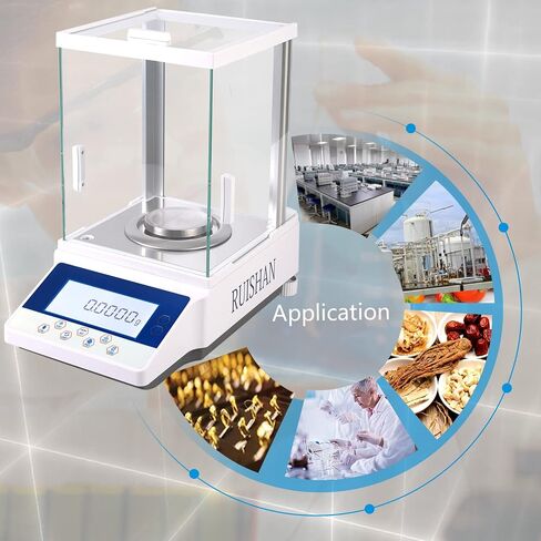0.001g 1mg 200g Laboratory Analytical Scientific Electronic Balance Scale 0.001g Scientific Scale LCD Display with RS232 for Laboratory, Pharmacy, Jewelry Store, Schools, Chemical Plant etc. in Saudi Arabia