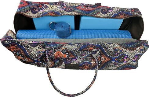 حقيبة Kindfolk Yoga Mat مقاس XL من القماش الخشن كبيرة الحجم مع جيب وسحاب in Kuwait