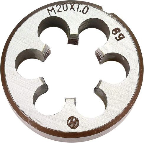 20mm X 1 Metric Right Hand Round Die, Machine Thread Die M20 X 1.0mm Pitch(Alloy Tool Steel Material, not HSS) in Saudi Arabia