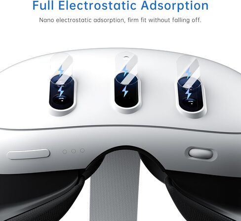 غطاء عدسة Zybervr لـ Quest 3، غطاء عدسة عالي الدقة رفيع للغاية لـ Meta Quest 3، واقي كاميرا مضاد للخدش لـ Oculus Quest 3، ملحقات لـ Meta Quest 3، واقي عدسة in Kuwait