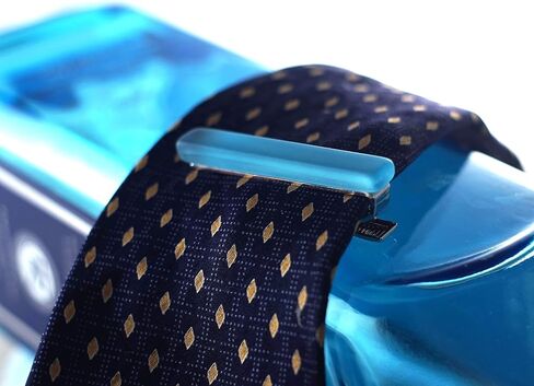 Glassoholics Gin Tie Clip - Made from Recycled Bombay Sapphire Bottle in Saudi Arabia