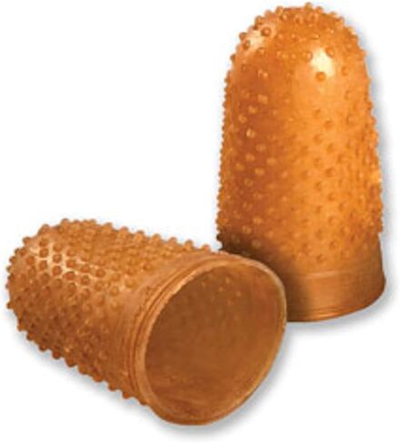Swingline 54014 Rubber Finger Tips, Thumb, 7/8-Inch Diameter, 12/BX, Amber in Saudi Arabia
