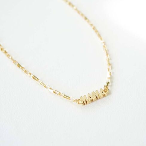 Mama bracelet, Dainty Paperclip Stainless Steel Letter Adjustable Bracelets Stackable Cuban Link Bracelet for Mother's Day Mother's Birthday Jewelry Gifts in Saudi Arabia