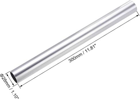 uxcell 6063 Aluminum Round Tube, 21mm OD 18mm Inner Dia 300mm Length Seamless Straight Tubing 2 Pcs in Saudi Arabia