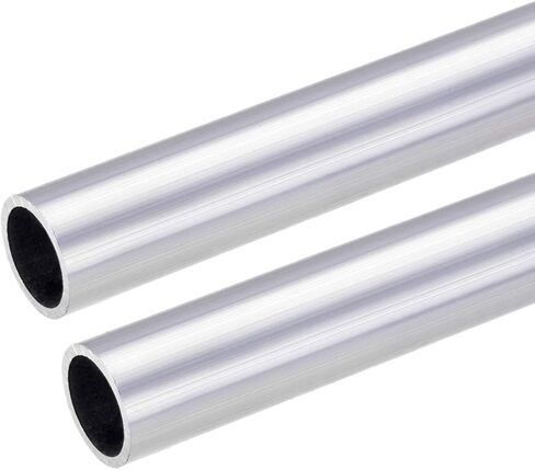 uxcell 6063 Aluminum Round Tube, 21mm OD 18mm Inner Dia 300mm Length Seamless Straight Tubing 2 Pcs in Saudi Arabia