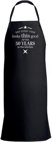 50th Birthday Apron Kitchen Cooking Gift for Him Her 50 in Saudi Arabia