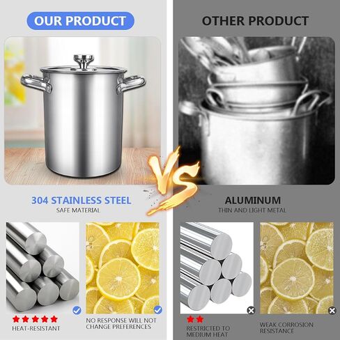LNQ LUNIQI Deep Fryer Pot with Lid and Basket Stainless Steel Asparagus Steamer Pot 2 in 1 Fry Pot with Mesh Steamer For French Fries, Chicken, Cooking Vegetables in Saudi Arabia