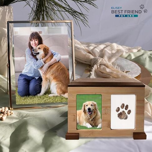 Elisey Best Friend Pet Urn – Tenderly Remember Your Beloved Pet with Our Cat Urns, Dog Urn, Dog Urns for Ashes, Memory Box Memory Boxes for Keepsakes Large – for Those Who Lost a Pet Family Member in Saudi Arabia