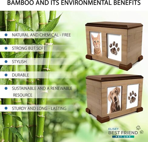 Elisey Best Friend Pet Urn – Tenderly Remember Your Beloved Pet with Our Cat Urns, Dog Urn, Dog Urns for Ashes, Memory Box Memory Boxes for Keepsakes Large – for Those Who Lost a Pet Family Member in Saudi Arabia