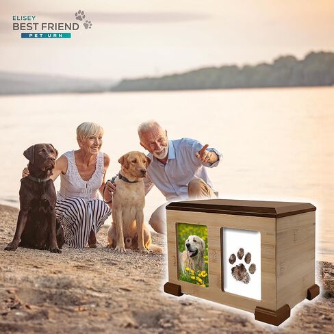 Elisey Best Friend Pet Urn – Tenderly Remember Your Beloved Pet with Our Cat Urns, Dog Urn, Dog Urns for Ashes, Memory Box Memory Boxes for Keepsakes Large – for Those Who Lost a Pet Family Member in Saudi Arabia