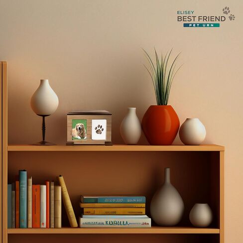 Elisey Best Friend Pet Urn – Tenderly Remember Your Beloved Pet with Our Cat Urns, Dog Urn, Dog Urns for Ashes, Memory Box Memory Boxes for Keepsakes Large – for Those Who Lost a Pet Family Member in Saudi Arabia
