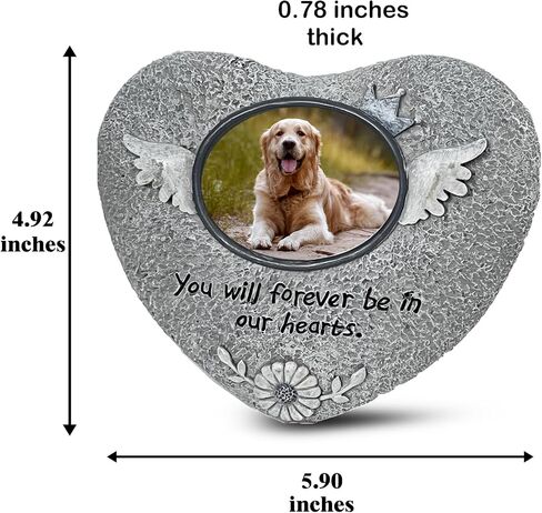 Pet Memorial Stones for Cats,Loss of Cats Sympathy Gift Indoor Display,Pet Grave Markers Cats Bereavement Gifts Outdoor Tombstone Paw Shaped Carve We Love You Forever in Saudi Arabia