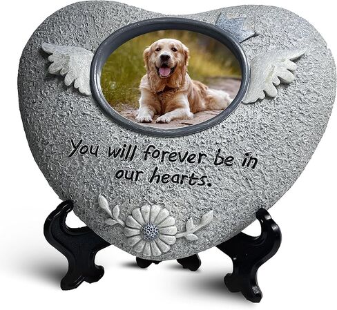 Pet Memorial Stones for Cats,Loss of Cats Sympathy Gift Indoor Display,Pet Grave Markers Cats Bereavement Gifts Outdoor Tombstone Paw Shaped Carve We Love You Forever in Saudi Arabia
