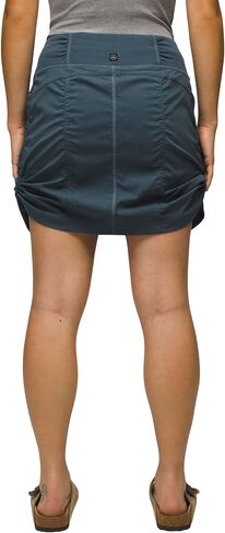 prAna Koen Skort Grey Blue MD (Women's 8-10) in Saudi Arabia