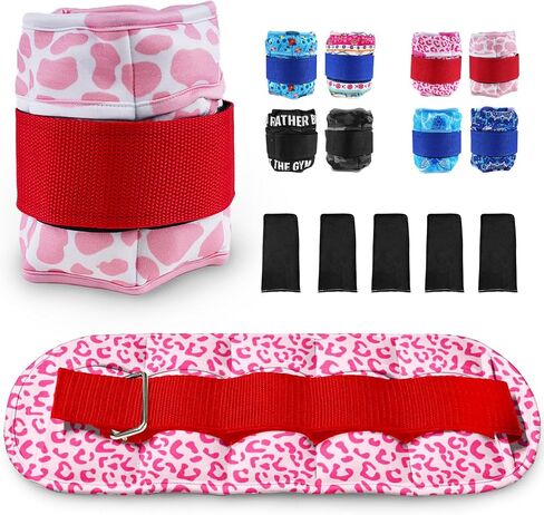 Adjustable Ankle Weights for Women Men 1 Pair 2 4 6 8 10 Pound Weights Set of 2, Adjustable Ankle Weights for Gym, Fitness, Workout, Walking, Jogging,1-5 lb Weights Each Ankle,1 Pair 2-10 lbs in Saudi Arabia