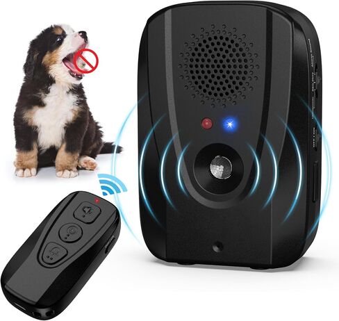 Anti Barking Device for Dogs Indoor,2024 NEW Dog Bark Deterrent Devices,2 in 1 Auto & Remote 600FT Anti Bark Device Recording,Alarm Ultrasonic Bark Stopper Dog Whistle to Stop Barking Control Devices in Kuwait